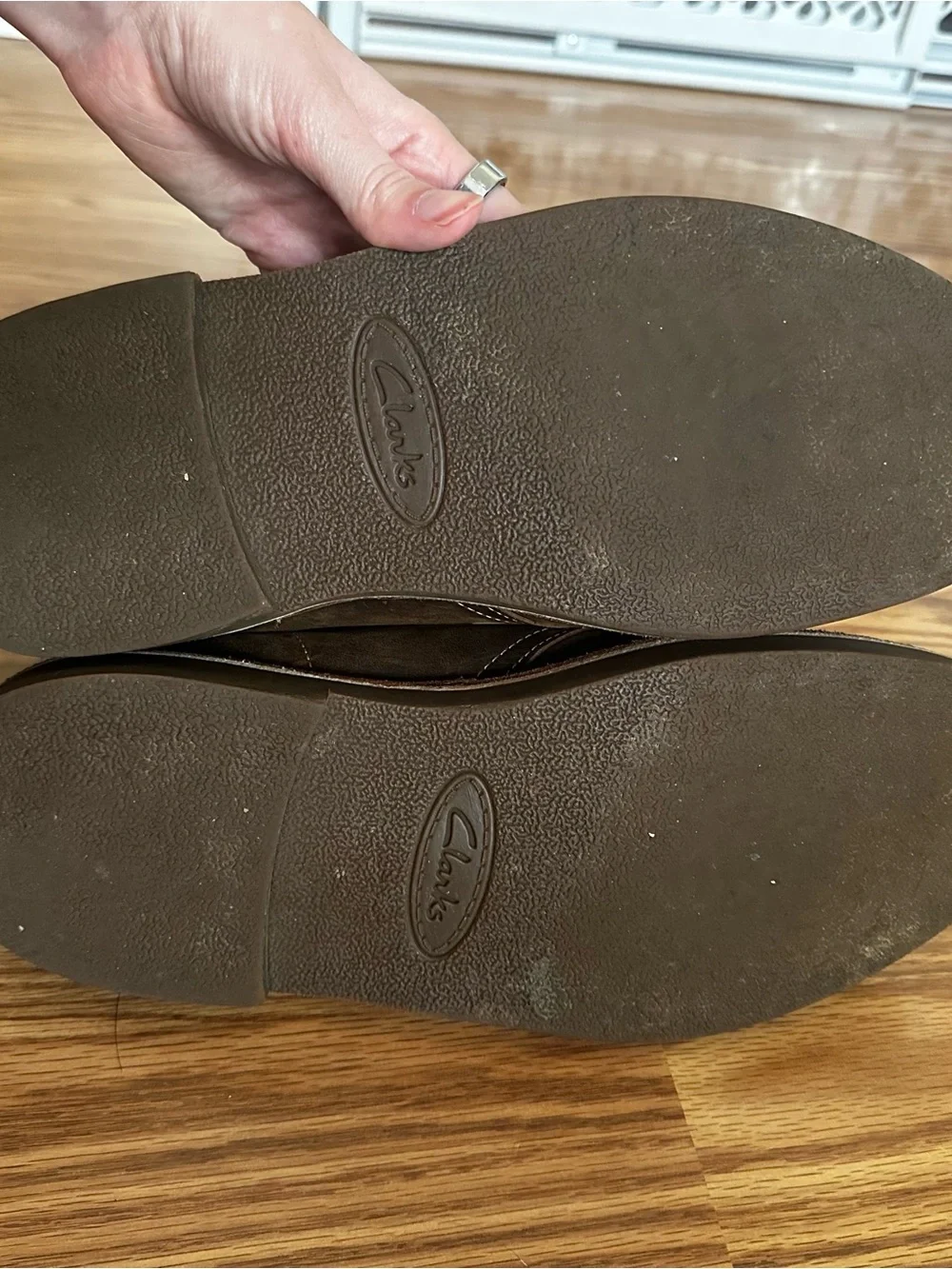 Clarks Brown Beeswax Leather Chukka Desert Boots